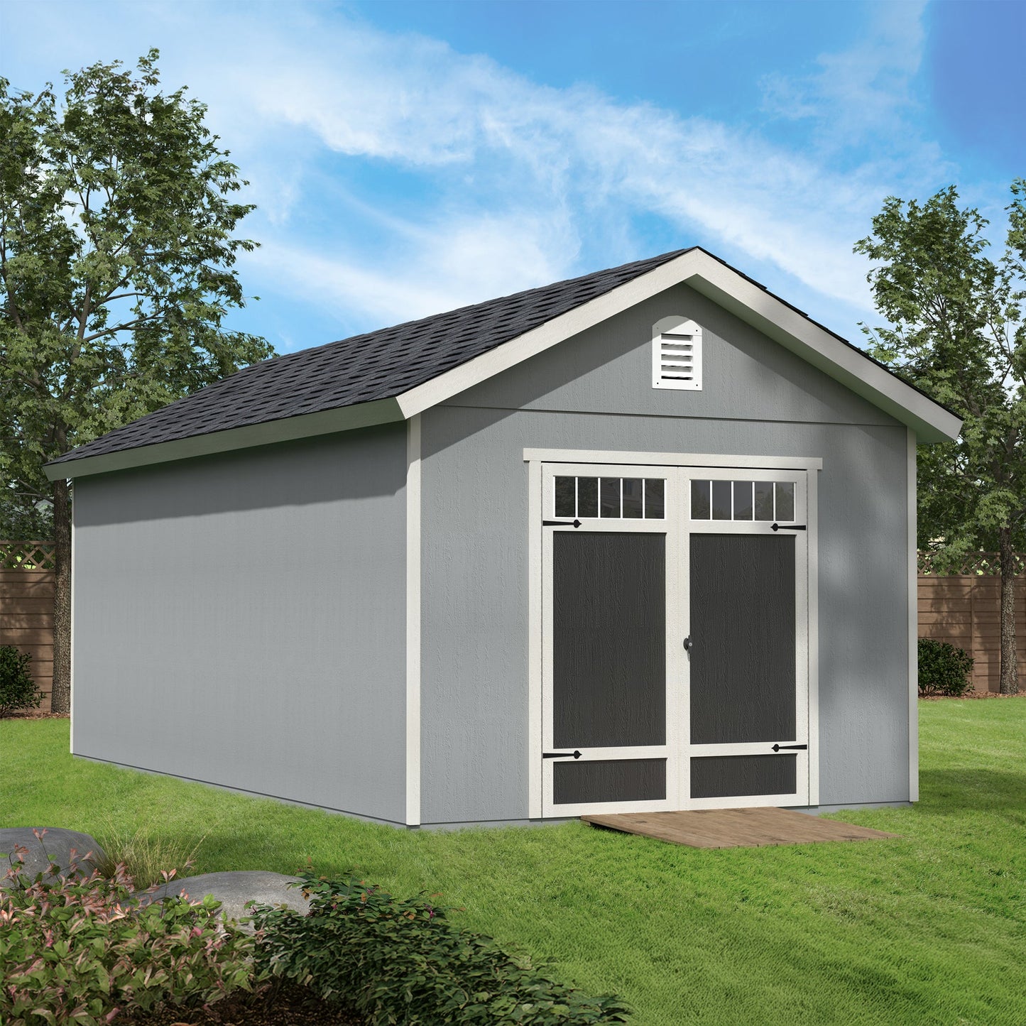 Timeless Wood Storage Shed: Durable Storage Solution