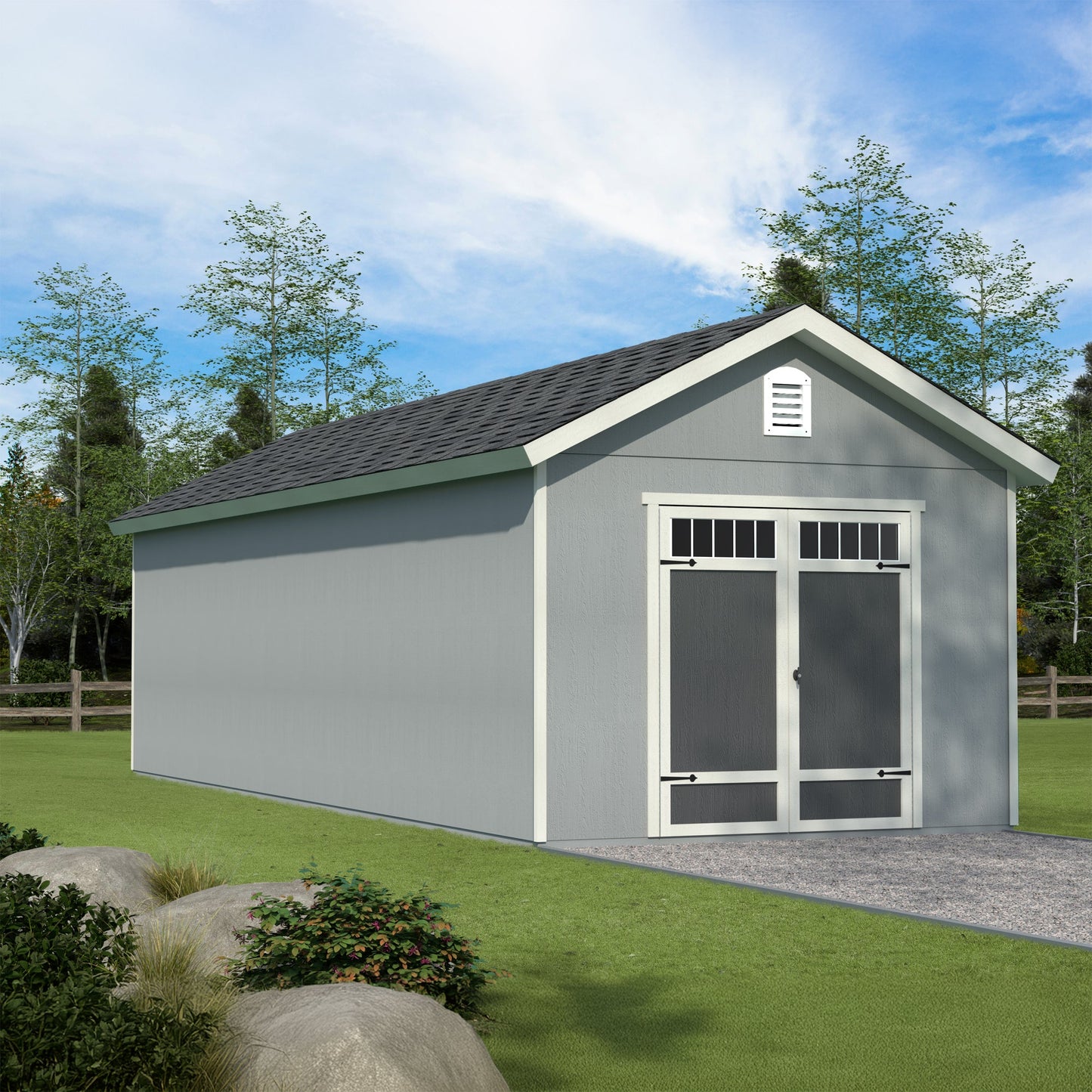 Timeless Wood Storage Shed: Durable Storage Solution