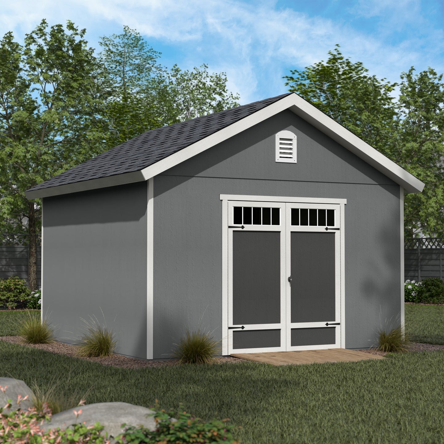 Timeless Wood Storage Shed: Durable Storage Solution