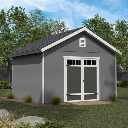 Timeless Wood Storage Shed: Durable Storage Solution