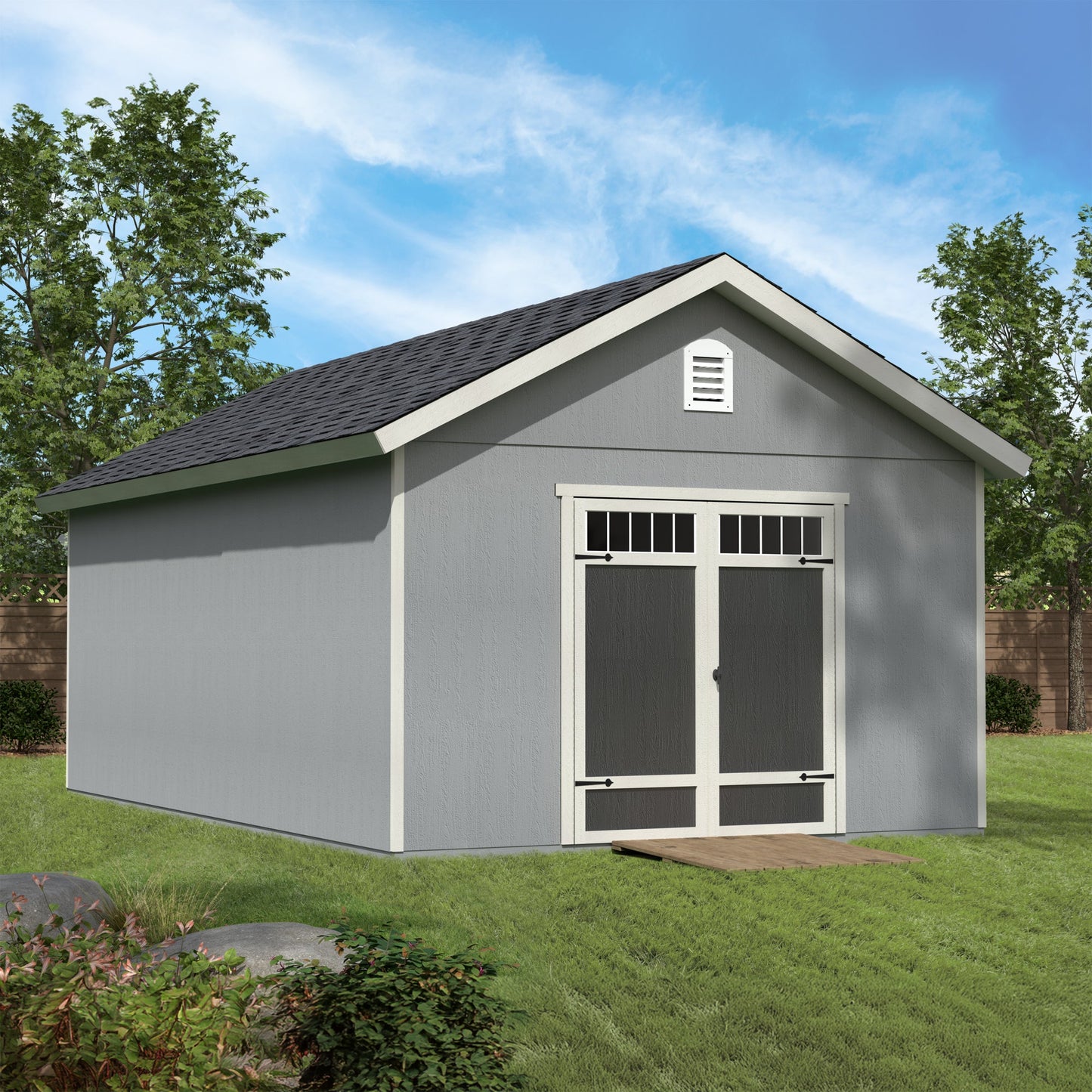 Timeless Wood Storage Shed: Durable Storage Solution