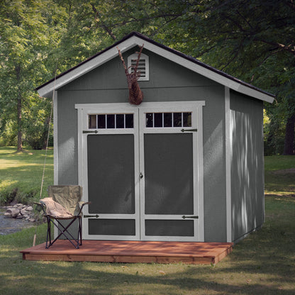 Timeless Wood Storage Shed: Durable Storage Solution