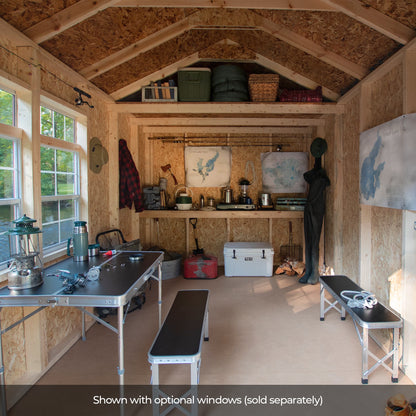 Timeless Wood Storage Shed: Durable Storage Solution