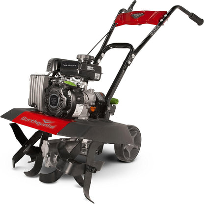 2-in-1 Tiller Cultivator with a 99cc 4-Cycle Viper Engine, 2-in-1 Front Tine Tiller and Cultivator, Removable Side Shields and Outer Tines