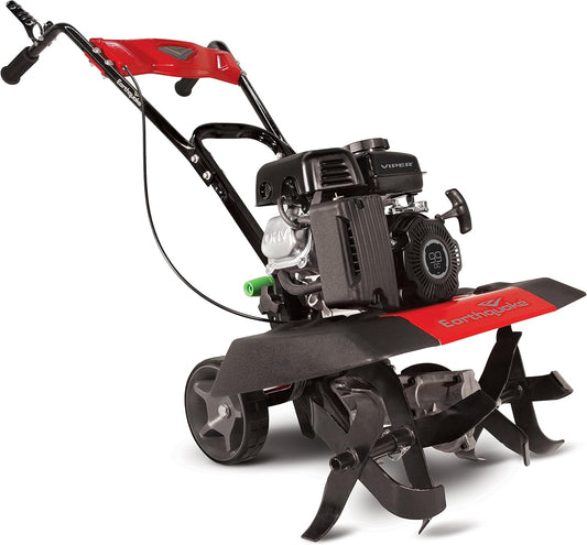 2-in-1 Tiller Cultivator with a 99cc 4-Cycle Viper Engine, 2-in-1 Front Tine Tiller and Cultivator, Removable Side Shields and Outer Tines