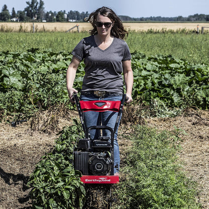 2-in-1 Tiller Cultivator with a 99cc 4-Cycle Viper Engine, 2-in-1 Front Tine Tiller and Cultivator, Removable Side Shields and Outer Tines