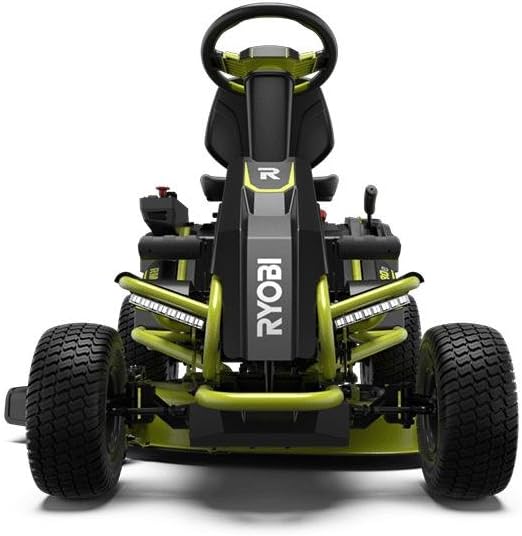 Ryobi 38 in 100Ah Electric Rear-Engine Riding Lawn Mower